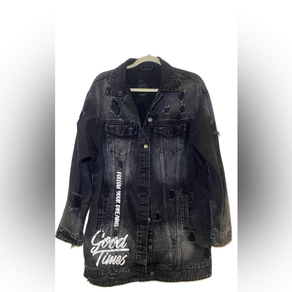 Black Jean Jacket